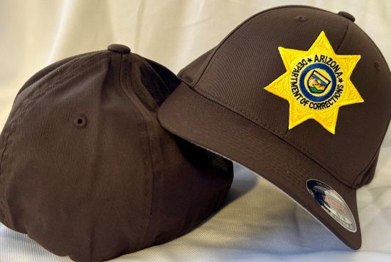 AZ DOC FLEX FIT BROWN BALL CAP - with STAR.